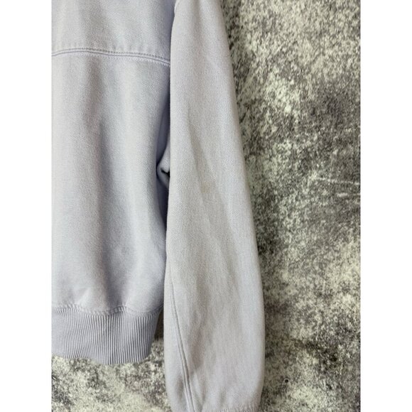A New Day Sweater womens Small Purple Athleisure Knit Cropped College Sporty - Picture 8 of 8